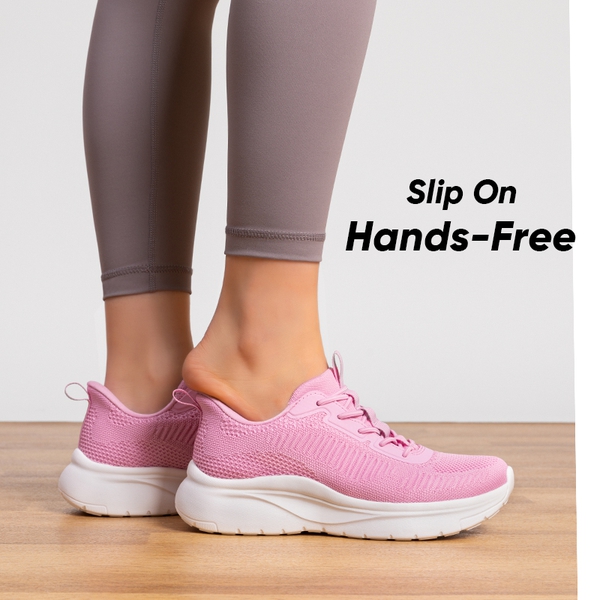 [ActiveFlow] Women's Comfortable Lifestyle Sneakers - PINK - 3